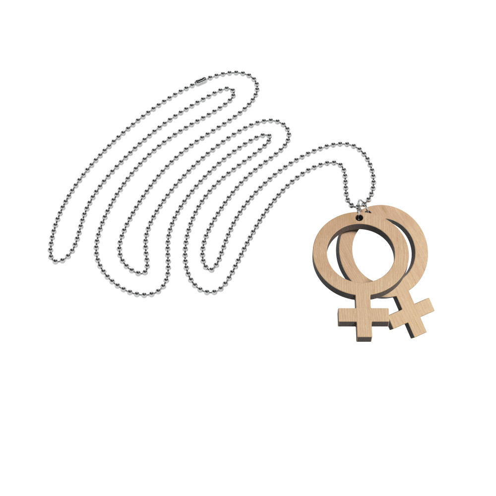 Halsband Hon-Hon Small (kvinnosymboler)