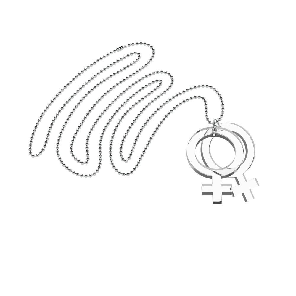 Halsband Hon-Hon Small (kvinnosymboler)