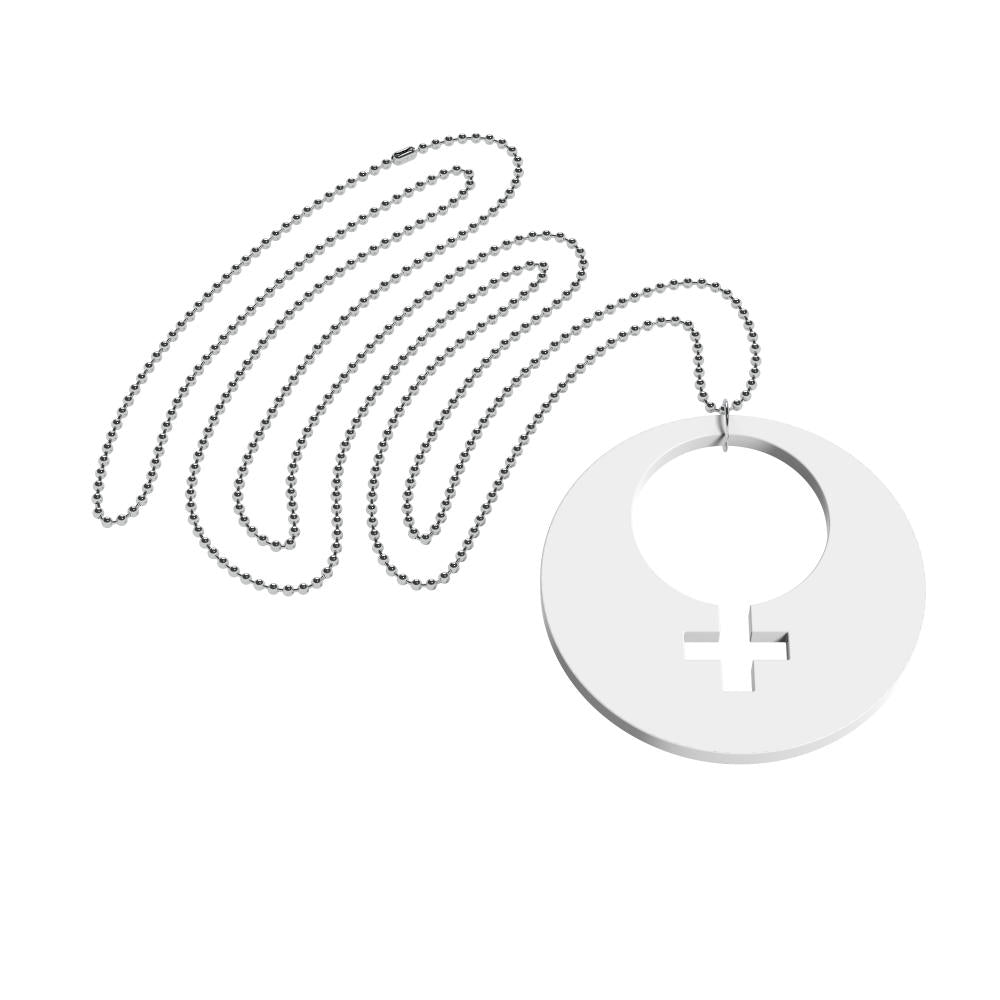 Halsband Omvärld Large (kvinnosymbol)