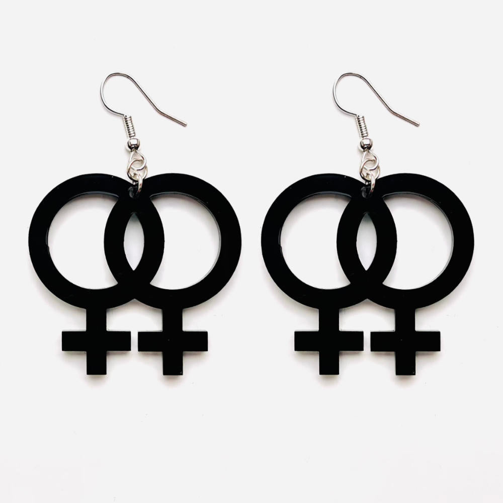 Pendientes Ella Pequeño (símbolo de Venus)