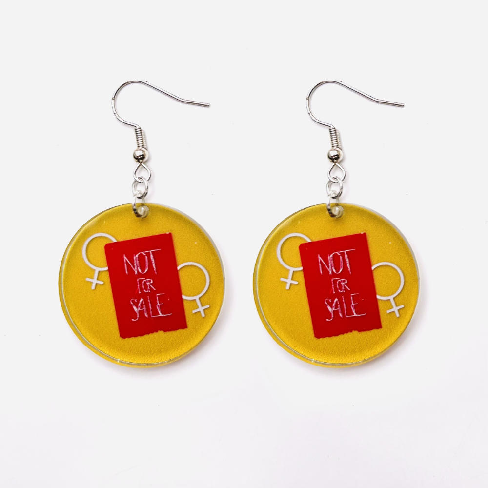 Pendientes redondo Statement