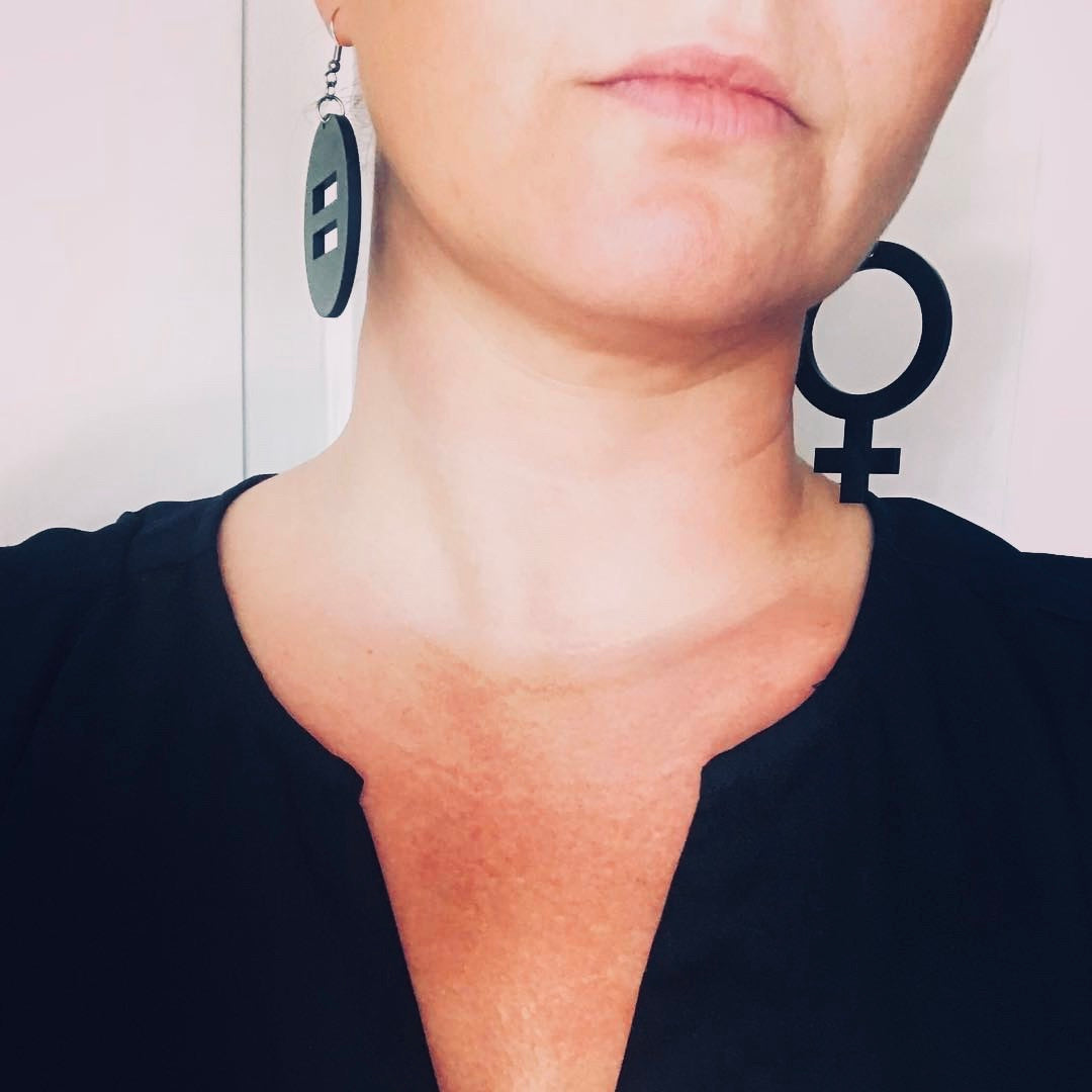 Earrings She (Woman Symbol)