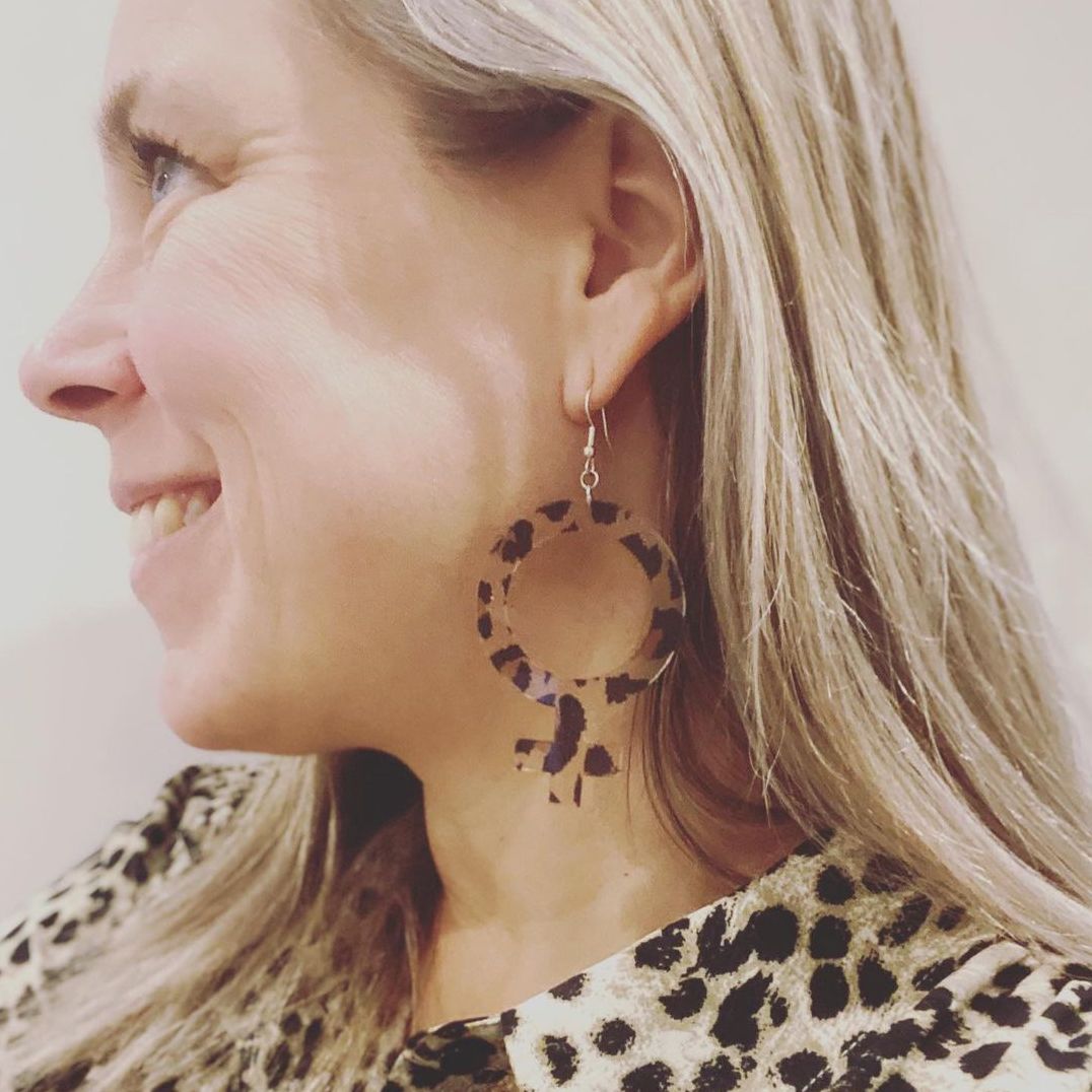 Earrings She (Woman Symbol)
