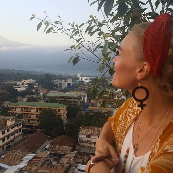 Earrings She (Woman Symbol)