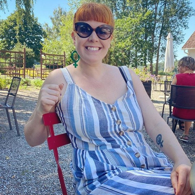 Earrings She (Woman Symbol)