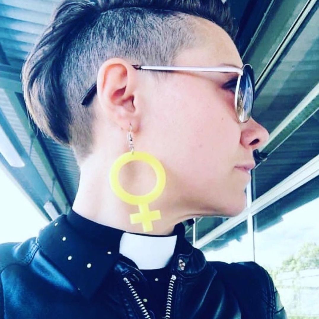 Earrings She (Woman Symbol)