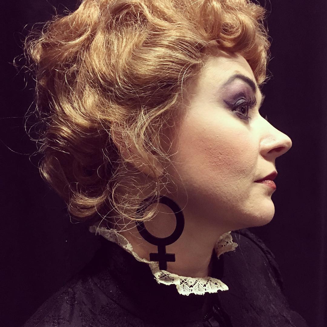 Earrings She (Woman Symbol)