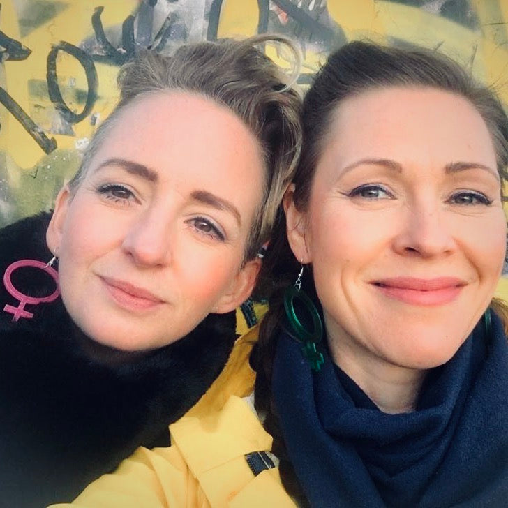 Earrings She (Woman Symbol)