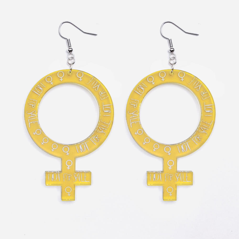 Earrings She (Woman Symbol)