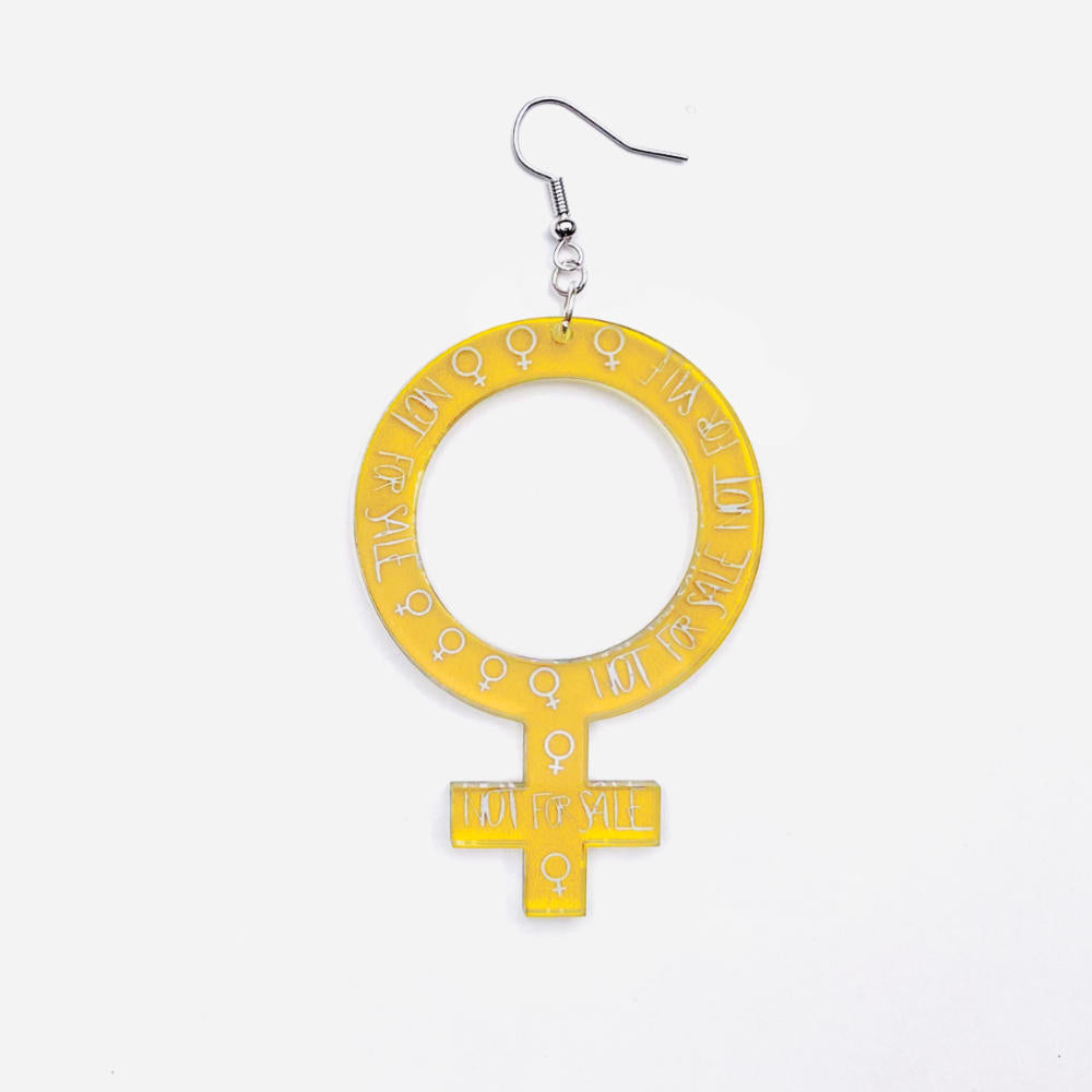 Earrings She (Woman Symbol)