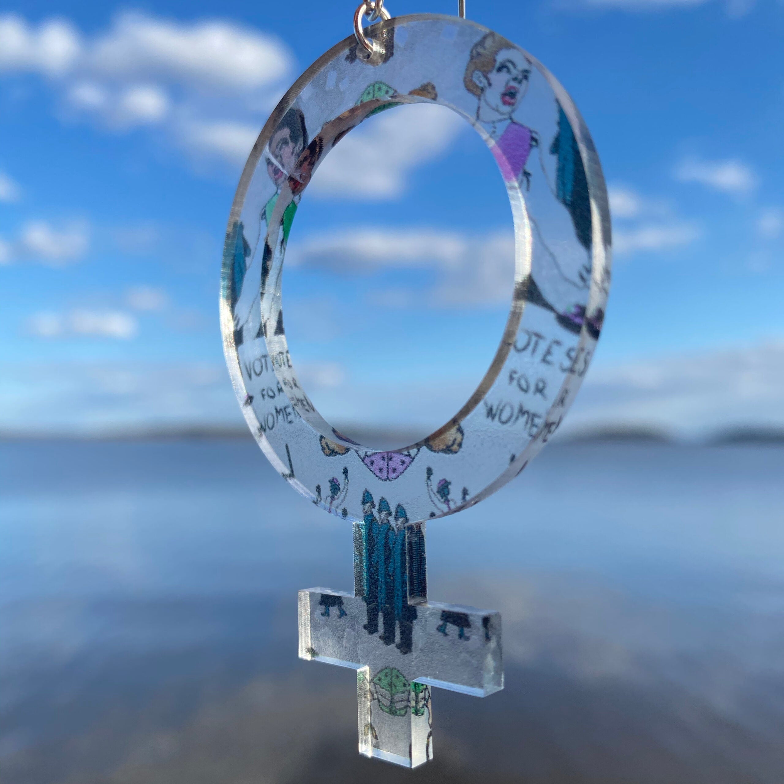 Earrings She (Woman Symbol)