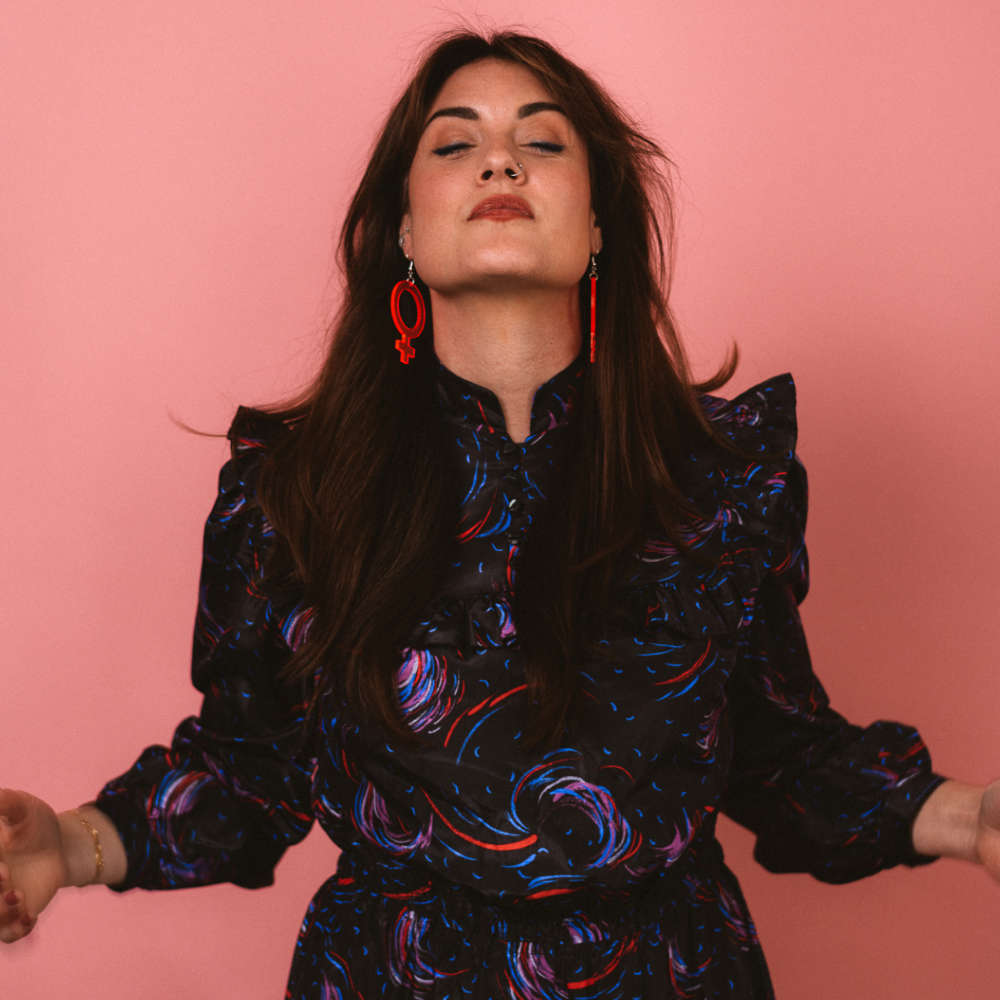 Earrings She (Woman Symbol)