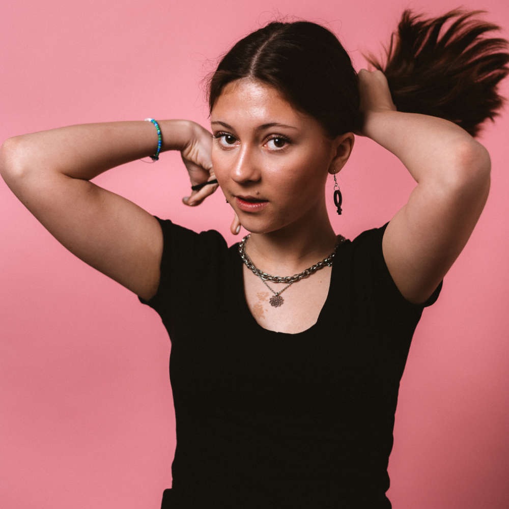 Pendientes Ella mini (símbolo de Venus)