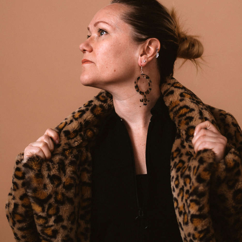 Earrings She (Woman Symbol)