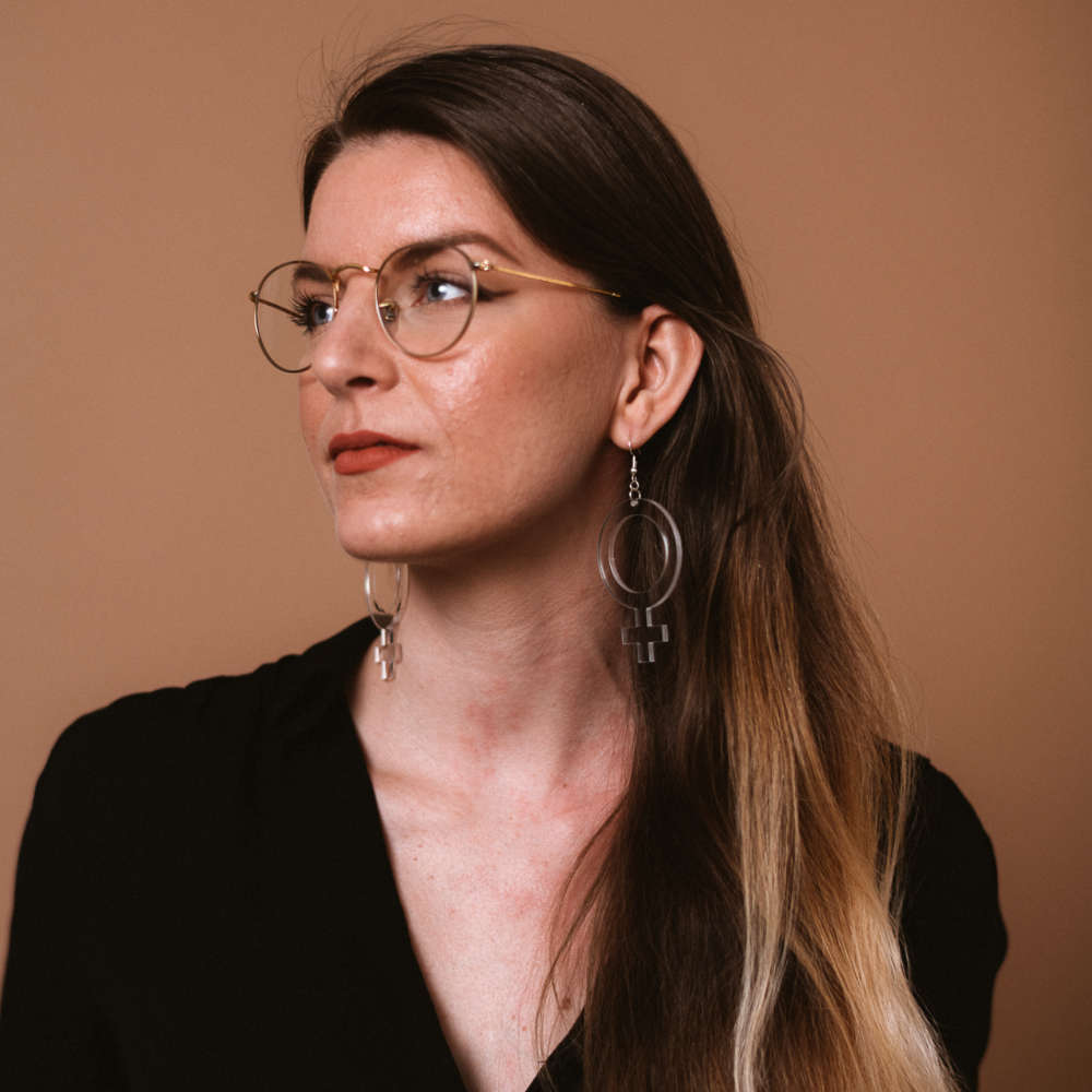 Earrings She (Woman Symbol)