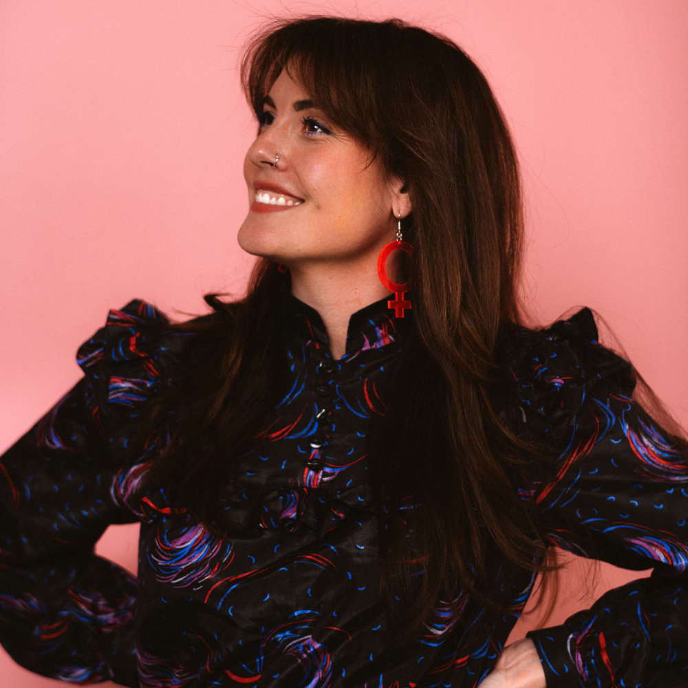 Earrings She (Woman Symbol)