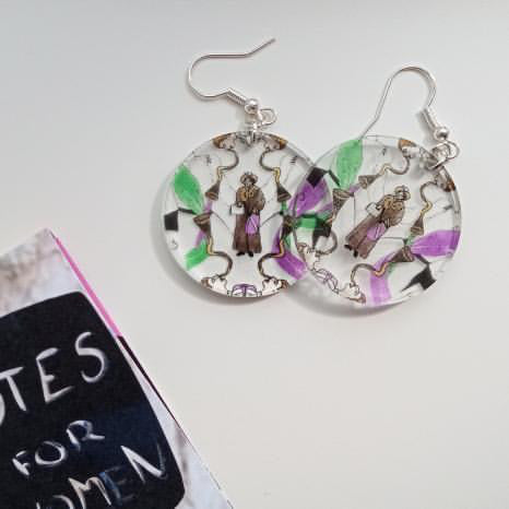 Pendientes redondo Statement